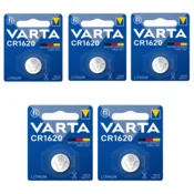 shumee VARTA CR 1620 litijeva gumbasta baterija za daljinski upravljalnik tehtnice 3V x5
