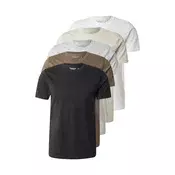 Abercrombie & Fitch Majica  rjava / antracit / greige / svetlo siva / bela
