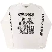 Nirvana Incesticide (Back & Sleeve Print) White L Majica