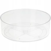 Koopman Vrtljivi organizator za hladilnik, prozoren, okrogel, plastičen, 23 cm, 1 kos.
