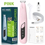 INF Profesionalni strižnik za hišne ljubljenčke z LED lučko in hitrim polnjenjem Pink, (5000124999)