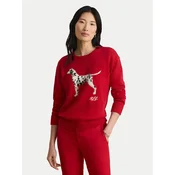 LAUREN RALPH LAUREN Pulover 200B27843001 Rdeča Relaxed Fit