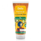 Delia Fruit Me Up! Gel za tuširanje lica i tijela, mango, 200 ml