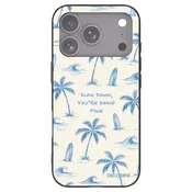 Silikonski črni ovitek za Apple iPhone 17 Pro - Slow Tide