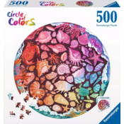 Ravensburger - Puzzle Krug boja: školjke - 500 dijelova