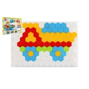 Teddies Mozaik klobuk 2,5 cm gladka plastika