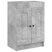 vidaXL Omarica pod umivalnikom Betonsko siva 78,5 x 37,5 x 81 cm
