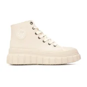Refresh za ženske. 17307602-BEIGE Superge 173076 beige (40), Bež, Ravna stran, Čipke, Zip, Priložnostno