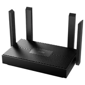 Cudy WR1500 brezžični usmerjevalnik Gigabit Ethernet Dvopasovni (2,4 GHz / 5 GHz) Črna