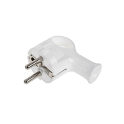 CABLETECH Kutni bijeli utikac WT40 - blister