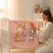 Bebi cebe Jungle -100x120cm Pink color