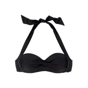 LASCANA Bikini zgornji del črna