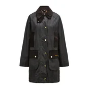 Barbour Prehoden plašč mornarska/temno zelena/črna