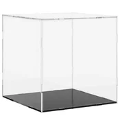 Vidaxl Razstavna škatla prozorna 30x30x30 cm akrilna