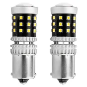 AMiO LED žarnici Canbus BA15S P21W bela 12V/24V, 39xSMD 2016