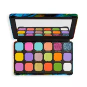 Makeup Revolution Forever Flawless paleta sjenila za oči nijansa Bird of Paradise 18 x 1,1 g