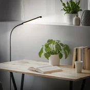 Briloner LED-stojna svetilka Mura, črna, višina 170 cm, kovinski dotik dimmer - Dnevna soba/jedilnica - Sodobni - Plastika