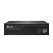 SHUTTLE Barebone XPC slim DH770 LGA1700 2xSODIMM 2xM.2 2xHDMI 2xDP