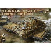 BorderModel maketa-miniatura Pz.Kpfw.IV Ausf. J Early/Mid Railway Flatbed Ommr • maketa-miniatura 1:35 tanki in oklepniki • Level 4