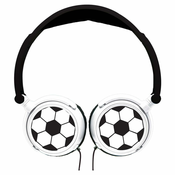 Sklopive žicane slušalice s nogometnim dizajnom