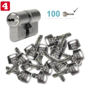 EURO XStar EXR.Ni varnostni vložek + 100 ključev 45/45mm