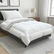 vidaXL Set odeje in blazine 3 pcs 135x220 cm 4 letni časi 140+220 GSM