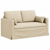 Vidaxl Kavč krema 139 x 78 x 80 cm blago