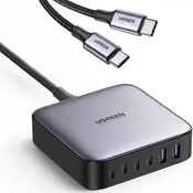 UGREEN hitri polnilec 2x USB-A in 4x USB-C 200W GaN II - box