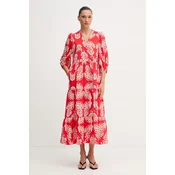 LOLA CASADEMUNT Poletna obleka LS2616138 Svetlo rdeča Regular Fit