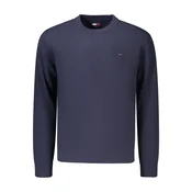 Tommy Jeans Pulover Essential DM0DM22853 Mornarsko modra Slim Fit