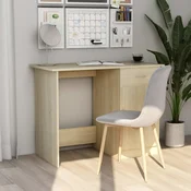 vidaXL Pisalna miza sonoma hrast 100x50x76 cm iverna plošča