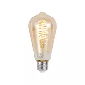 Pametna E27 zatemnitvena LED žarnica ST64 jantar 4,9 W 320 lm 2500 K Zigbee