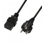 Napajalni kabel CEE 7/7 do IEC C19, 3 m, LogiLink CP153 - VDE, 16 A, 3600 W