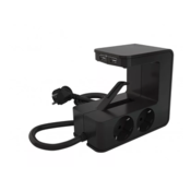 694812 U PODALJŠEVALNI KABEL 4xŠUKO/16A/MAX 3680W+2xUSB ČRNE VELIKOSTI LE694812