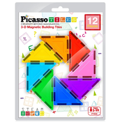 Konstruktor dodatak Picasso Tiles - Trokuti, 12 dijelova