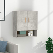 Zidni ormaric boja betona 60 x 31 x 70 cm od konstruiranog drva
