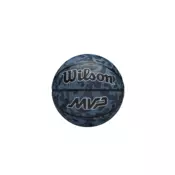 Gumijasta košarkarska žoga, velikost 6, za zunanjo/notranjo uporabo - WILSON MVP CAMO BLUE