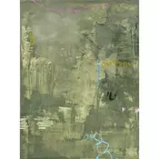Ročno naslikana slika na platnu 88x118 cm Green Petite – Malerifabrikken