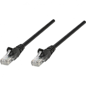 Intellinet RJ45 mrežni prikljucni kabel CAT 5e U/UTP [1x RJ45-utikac - 1x RJ45-utikac] 10 m crni, Intellinet