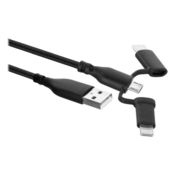Ewent EW1376 USB kabel 1 m USB A Micro-USB A Crno