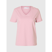 SELECTED FEMME Majica SLFESSENTIAL svetlo roza
