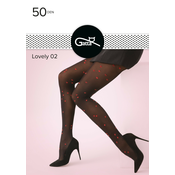 Gatta Lovely 02 50 DEN Nero-Rosso 2-S