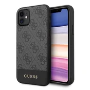 Guess Ovitek Stripe za iPhone 11 4G siv