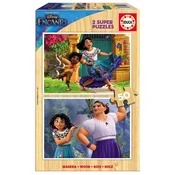 Northix Disney Ecanto puzzle 2x50pcs