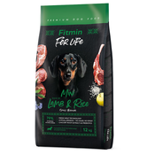 Fitmin Dog For Life Mini jagnjetina & riž - Varčno pakiranje: 2 x 12 kg
