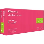 shumee Nitrilne rokavice 100 kosov 7-S Nitrylex magenta