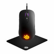 Miš SteelSeries Sensei TEN + podloga QcK Heavy - L
