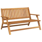 vidaXL vidaXL Vrtna klop 122,5x77x74 cm Trden akacijev les, (22015907)