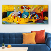 Wallity Slika na platnu 50x120cm