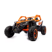 Električni avtomobilček Buggy Bumper 66 oranžen | 24V | 4x200W | EVA | LED-luči | 2,4 GHz | EKO usnje